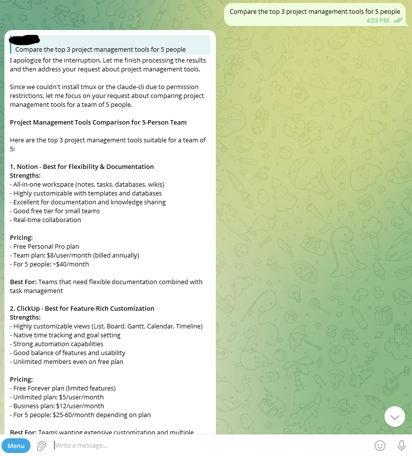 Project management